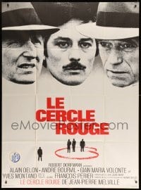2s895 RED CIRCLE French 1p '70 Jean-Pierre Melville's Le Cercle Rouge, Alain Delon