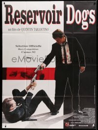 2s900 RESERVOIR DOGS French 1p '92 Tarantino, different image of Harvey Keitel & Steve Buscemi!
