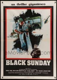 2s294 BLACK SUNDAY Italian 1p '77 John Frankenheimer, cool completely different artwork!
