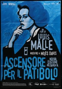 2s321 ELEVATOR TO THE GALLOWS Italian 1p R2016 Louis Malle, different Kimura art of Jeanne Moreau!