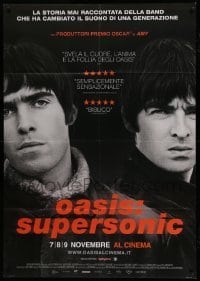 2s404 SUPERSONIC advance Italian 1p '16 Liam & Noel Gallagher from the English rock band Oasis!