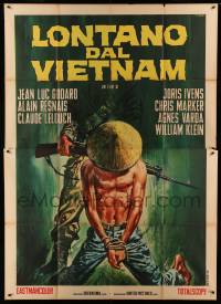 2s232 FAR FROM VIETNAM Italian 2p '68 7 top French directors support North Vietnam during the war!
