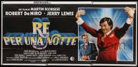 2s202 KING OF COMEDY Italian 3p '83 Sciotti art of Robert DeNiro & Jerry Lewis, Martin Scorsese