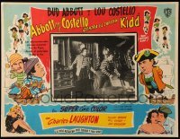 2s442 ABBOTT & COSTELLO MEET CAPTAIN KIDD Mexican LC '53 pirates Bud & Lou, great border art!