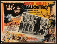 2s459 BLACK MAGIC Mexican LC R50s creepy hypnotist Orson Welles as Cagliostro!