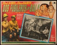 2s461 BONNIE SCOTLAND Mexican LC R50s Stan Laurel & Oliver Hardy in uniform + great border art!
