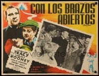 2s463 BOYS TOWN Mexican LC R50s Spencer Tracy as Father Flannagan with Mickey Rooney!