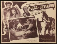 2s510 NATIONAL VELVET Mexican LC R50s horse racing classic with Mickey Rooney & Elizabeth Taylor!