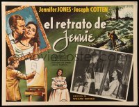 2s519 PORTRAIT OF JENNIE Mexican LC R60s Joseph Cotten loves beautiful ghost Jennifer Jones!
