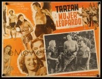 2s538 TARZAN & THE LEOPARD WOMAN Mexican LC R50s Johnny Weissmuller, Brenda Joyce & Sheffield!