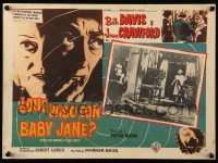 2s551 WHAT EVER HAPPENED TO BABY JANE? Mexican LC '62 Joan Crawford hides from Bette Davis, Aldrich