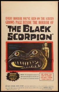 2s031 BLACK SCORPION WC '57 great image of wacky creature that looks more laughable than horrible!