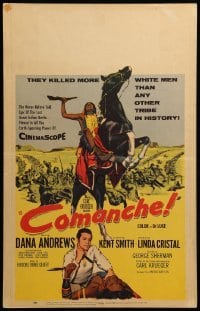 2s053 COMANCHE WC '56 Dana Andrews, Linda Cristal, they killed more white men than any other!