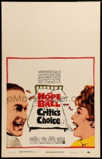 2s057 CRITIC'S CHOICE WC '63 close up of Bob Hope & Lucille Ball, both laughing!