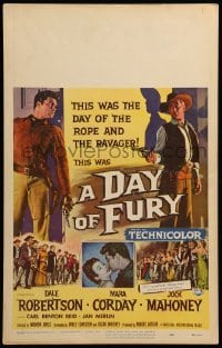 2s062 DAY OF FURY WC '56 Dale Robertson is the last of the Maverick Killers, Mara Corday