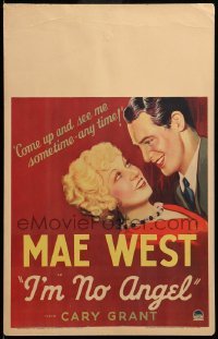 2s001 I'M NO ANGEL WC '33 Mae West tells Cary Grant to come up and see her sometime - any time!
