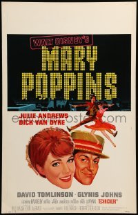 2s126 MARY POPPINS WC '64 Julie Andrews & Dick Van Dyke in Walt Disney's musical classic!