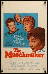 2s127 MATCHMAKER WC '58 Shirley Booth, Shirley MacLaine, Anthony Perkins, Paul Ford