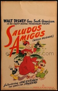2s166 SALUDOS AMIGOS WC '44 Walt Disney goes South American with Donald Duck & Joe Carioca!