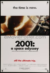 2t051 2001: A SPACE ODYSSEY DS 1sh R00 Stanley Kubrick, star child & art of space wheel!