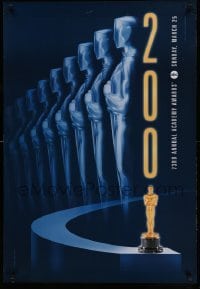 2t041 73RD ANNUAL ACADEMY AWARDS 1sh '01 cool Alex Swart design & image of many Oscars!