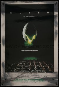2t075 ALIEN style A foil heavy stock 1sh R03 Ridley Scott outer space sci-fi monster classic!