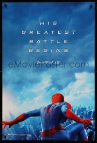 2t089 AMAZING SPIDER-MAN 2 teaser 1sh '14 Andrew Garfield, his greatest battle begins!
