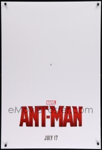 2t103 ANT-MAN teaser DS 1sh '15 Paul Rudd in title role, Michael Douglas, Evangeline Lilly!