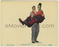 2w002 3 RING CIRCUS color 8x10 still '54 best image of Dean Martin carrying clown Jerry Lewis!