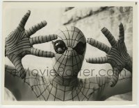 2w105 AMAZING SPIDER-MAN TV 7x9.25 still '77 best c/u of Nicholas Hammond in costume as Spidey!