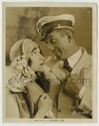 2w208 CAPTAIN LASH 8x10.25 still '29 Victor McLaglen c/u with scared Jane Winton by Autrey, lost!