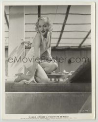 2w211 CAROLE LOMBARD 8x10.25 still '34 sexy close up in bathing suit from We're Not Dressing!