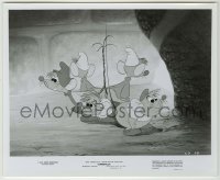 2w227 CINDERELLA 8.25x10 still R73 five mice standing watch looking out for cat, Disney classic!