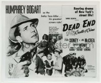 2w274 DEAD END 8.25x10 still R54 Humphrey Bogart, McCrea & Sidney on an image of the half-sheet!