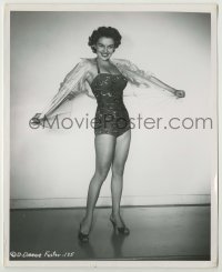 2w286 DIANNE FOSTER 8.25x10 still '55 sexy full-length portrait in skimpy outfit by Cronenweth!