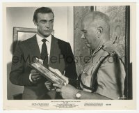 2w301 DR. NO 8.25x10 still '62 Sean Connery as James Bond standing by soldier examining photo!