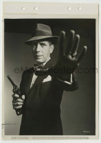 2w328 ENFORCER 8x11 key book still '51 great close image of Humphrey Bogart with gun & hand out!