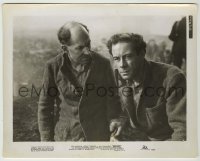 2w331 ESCAPE 8.25x10.25 still '48 close up of worried Frederick Piper staring at Rex Harrison!