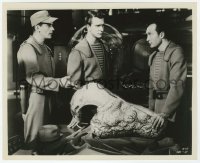 2w349 FORBIDDEN PLANET 8.25x10 still '56 Leslie Nielsen, Kelly & Stevens by monster foot cast!