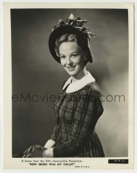 2w445 HOW GREEN WAS MY VALLEY 8x10.25 still '41 John Ford, great smiling portrait of Anna Lee!