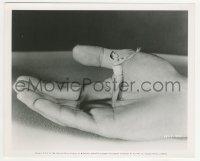 2w472 INCREDIBLE SHRINKING MAN 8.25x10 still '57 FX image of tiny Grant Williams in giant hand!