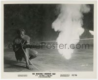 2w473 INCREDIBLE SHRINKING MAN 8.25x10 still '57 FX image of tiny man with giant match & fuse!