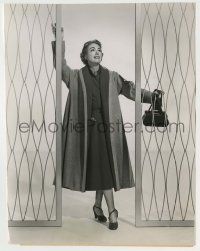 2w508 JOAN CRAWFORD 7.25x9.25 news photo '53 wearing wool coat designed by Helen Rose, Torch Song!