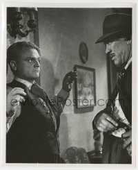 2w539 KISS TOMORROW GOODBYE 8.25x10 still '50 c/u James Cagney & Ward Bond with gun by Mac Julian!