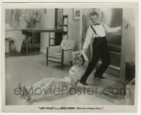 2w550 LADY KILLER 8x10 still '33 wacky image of James Cagney dragging Mae Clarke by her hair!