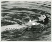 2w596 LOVE GODDESSES 7.5x9.5 still '65 great image of sexy naked Hedy Lamarr swimming in Ecstasy!