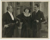 2w650 MEN 8x10 key book still '24 Pola Negri stares angrily at butler taking her coat, lost film!