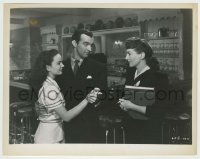 2w657 MILDRED PIERCE 8x10.25 still '45 Curtiz, Joan Crawford smiles at Zachary Scott & Ann Blyth!