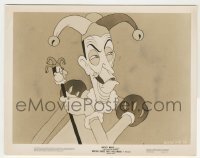 2w672 MOTHER GOOSE GOES HOLLYWOOD 8x10.25 still '38 Disney, jester Ned Sparks with creepy rattle!