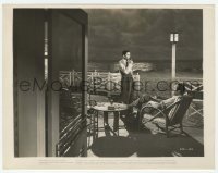 2w704 NOBODY LIVES FOREVER 8x10.25 still '46 George Tobias watches John Garfield smoking pipe!